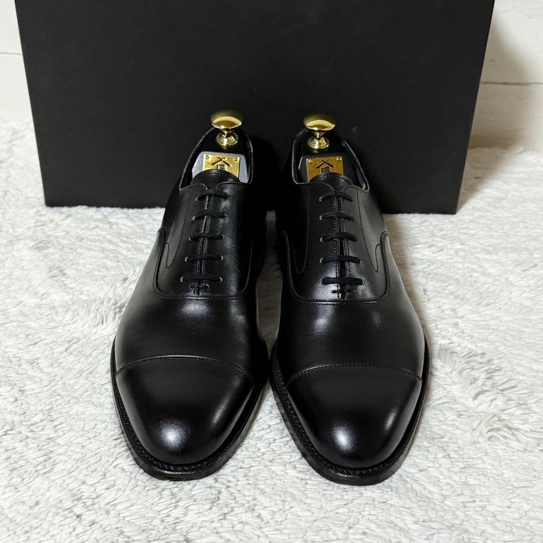 ⭐️極美品⭐️　三陽山長　友二郎　ビジネスシューズ　ブラック　Q7402