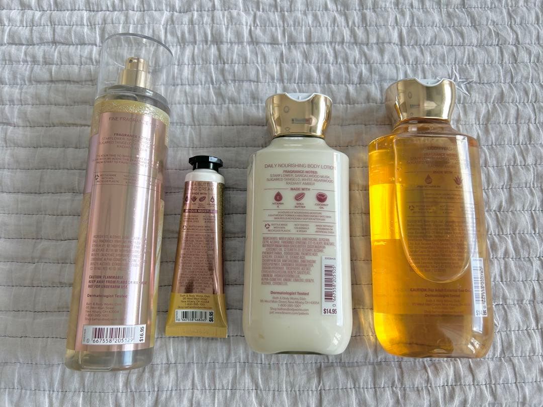 バスアンドボディーワークス　インザスターズ　4点セット　フレグランス　ローション