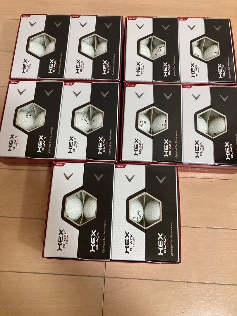 新品未使用　ゴルフボール　Callaway HEX BLACK TOUR