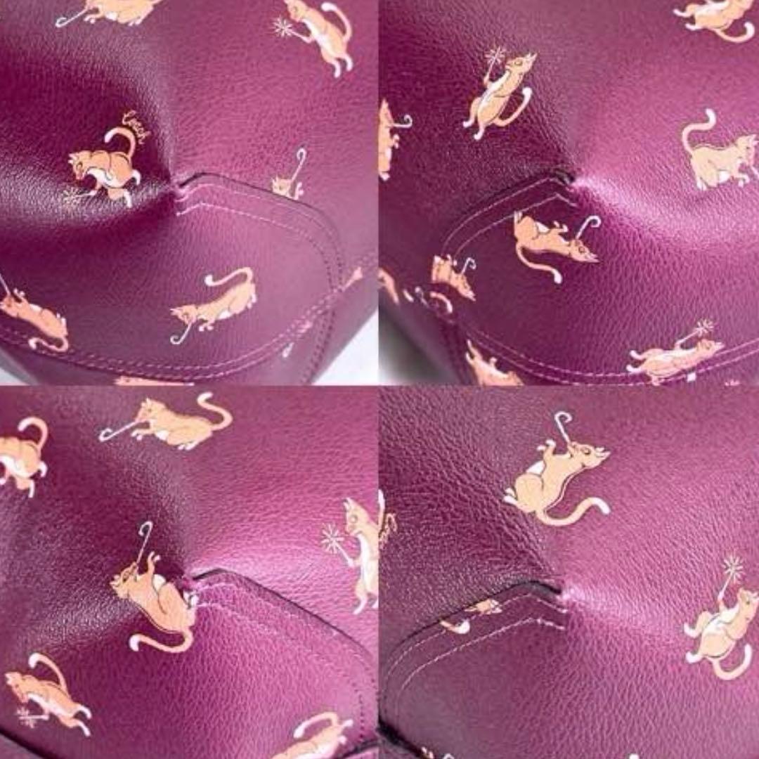 【極美品】コーチ 80232 リバーシブル トートバッグ レザー A4可 肩掛け