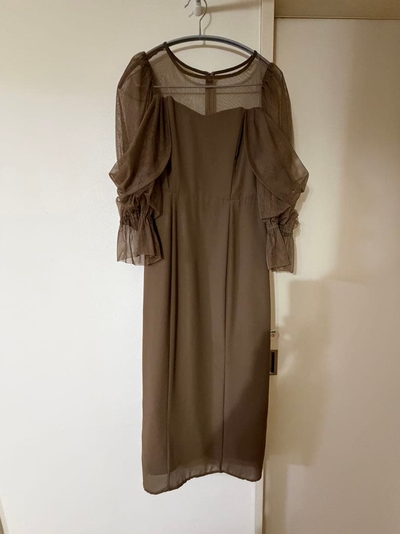 alto オケージョンドレス　アッシュブラウン