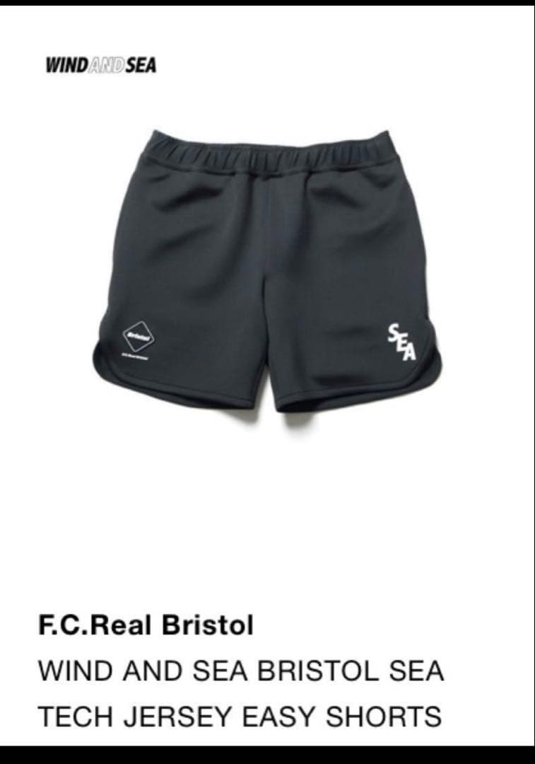 FCRB×ウィンダンシー ショートパンツ SEA ハーフパンツ黒　ブラック