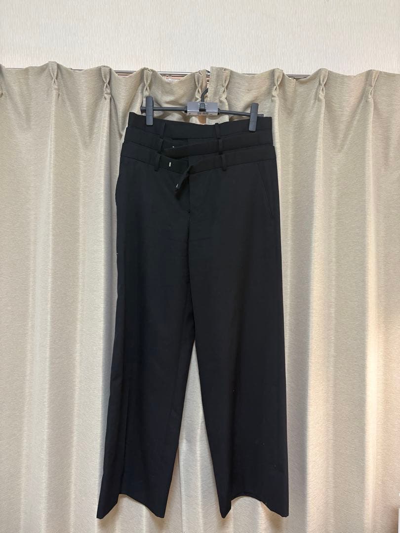 JOHNLAWRENCESULLIVAN 三連レイヤード スラックス