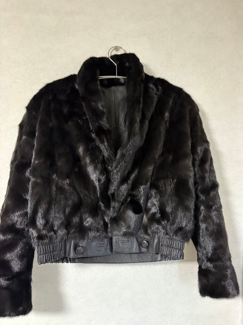 【三京商会】ミンクファー✕レザー リバーシブルジャケット 希少。