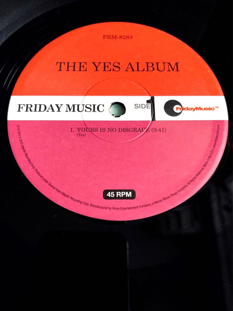 【希少フライデーミュージック45回転2枚組】 イエス　サード・アルバム