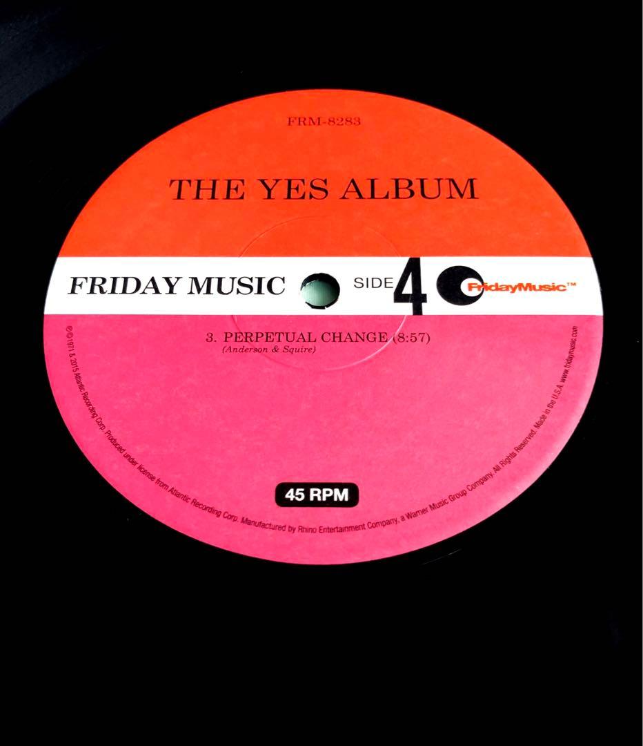 【希少フライデーミュージック45回転2枚組】 イエス　サード・アルバム