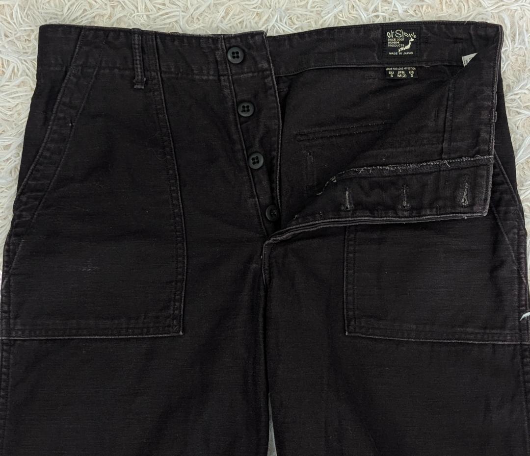 ✨orSlow✨ ブラック ベイカーパンツ M