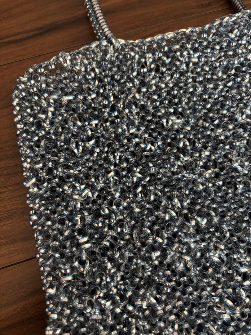 ANTEPRIMA アンテプリマ　ワイヤーバック　ブルーシルバー