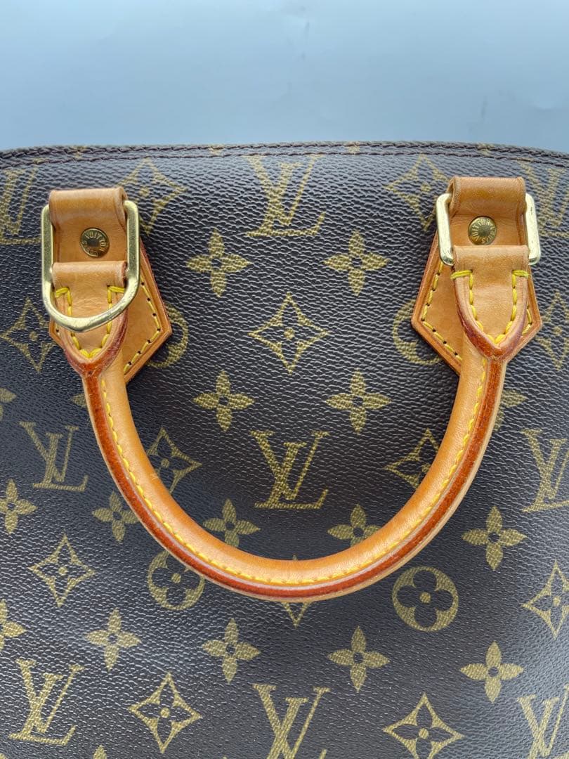 Louis Vuitton モノグラム ハンドバッグ アルマ 鍵付き