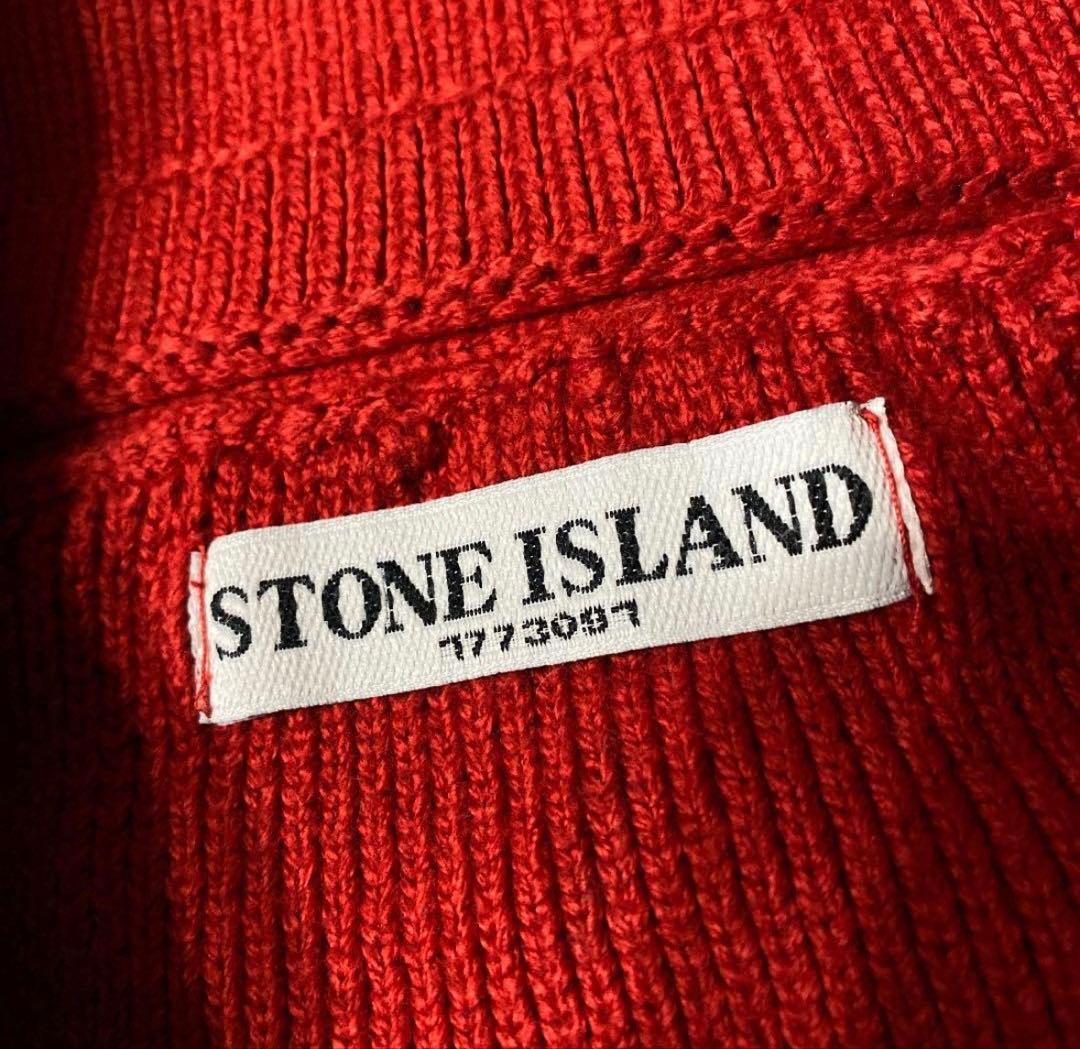 STONE  ストーンアイランド ハイネック ニット 赤