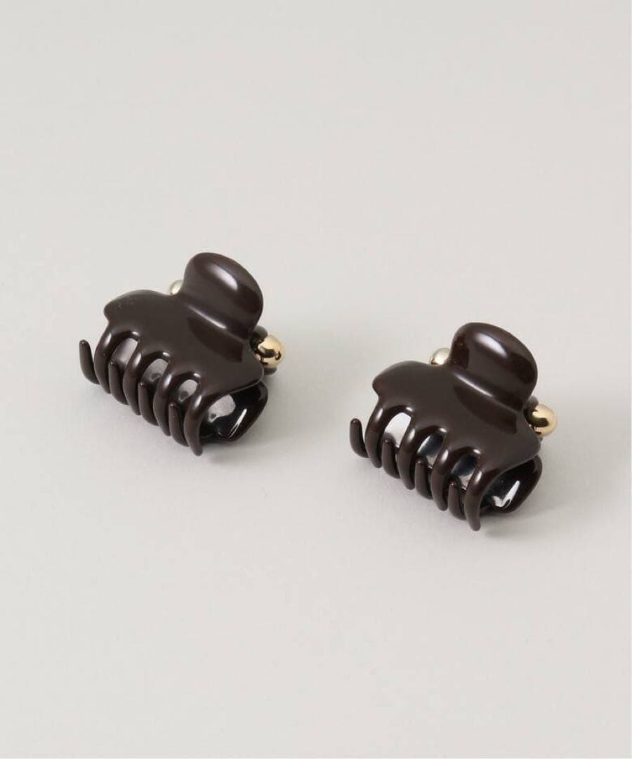 plage undo CLAW CLIP ヘアクリップ ブラウン
