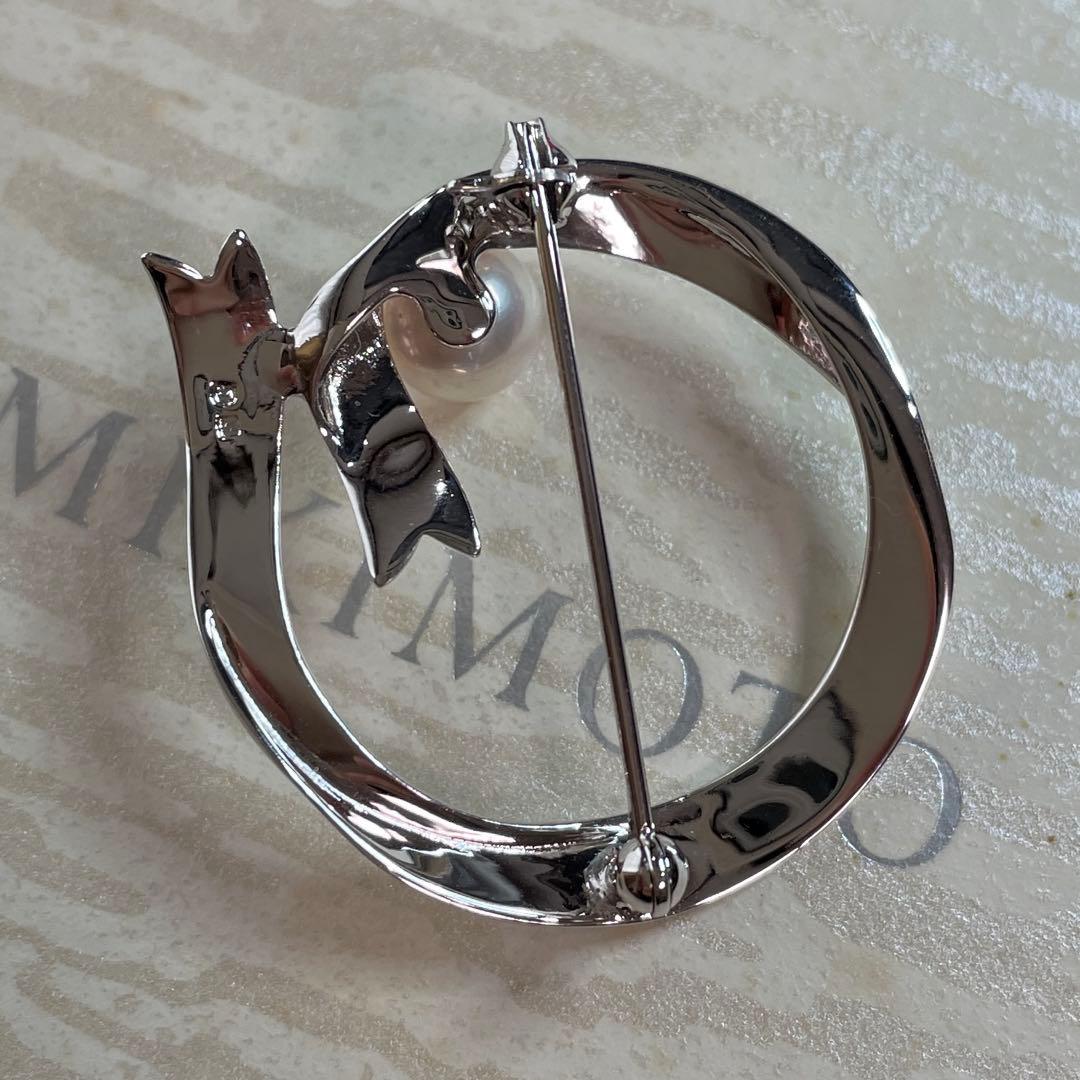 ミキモト　パールブローチ　入学式　卒業式　あこや真珠　本真珠　コサージュ