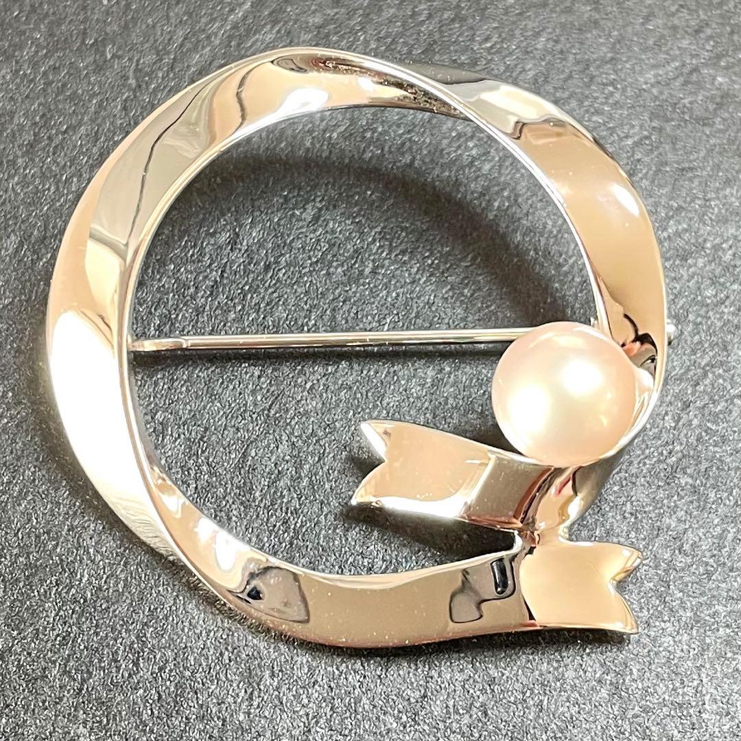 ミキモト　パールブローチ　入学式　卒業式　あこや真珠　本真珠　コサージュ
