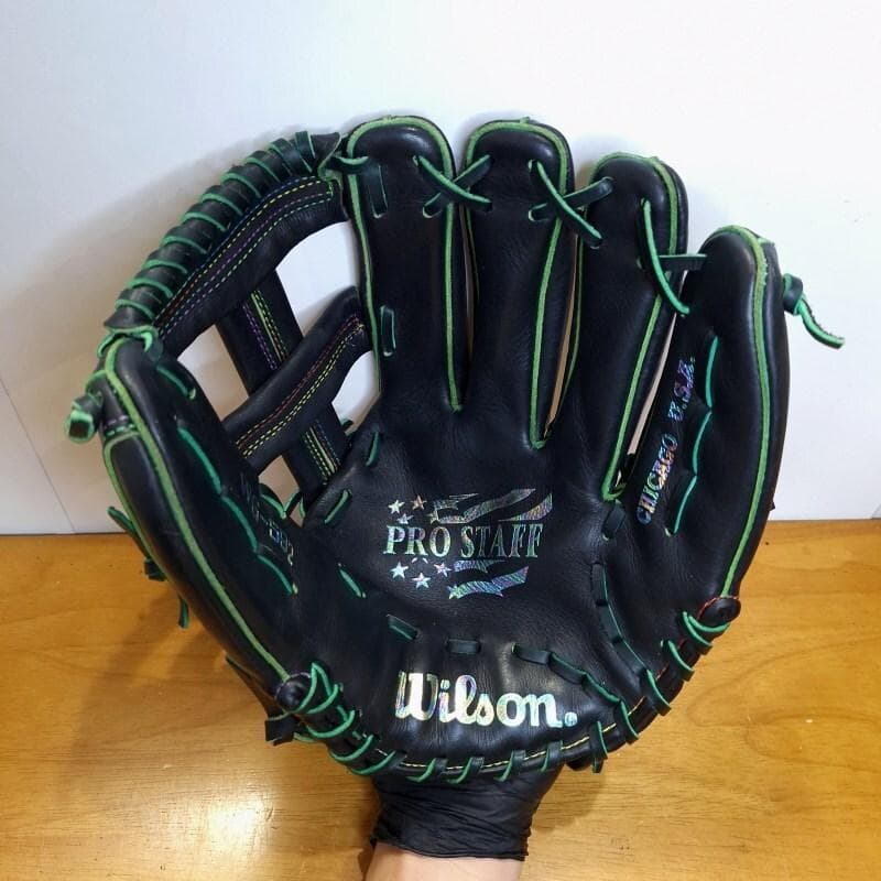 ウイルソン プロスタッフ 限定品 レインボー刻印 レアカラー 軟式グローブ