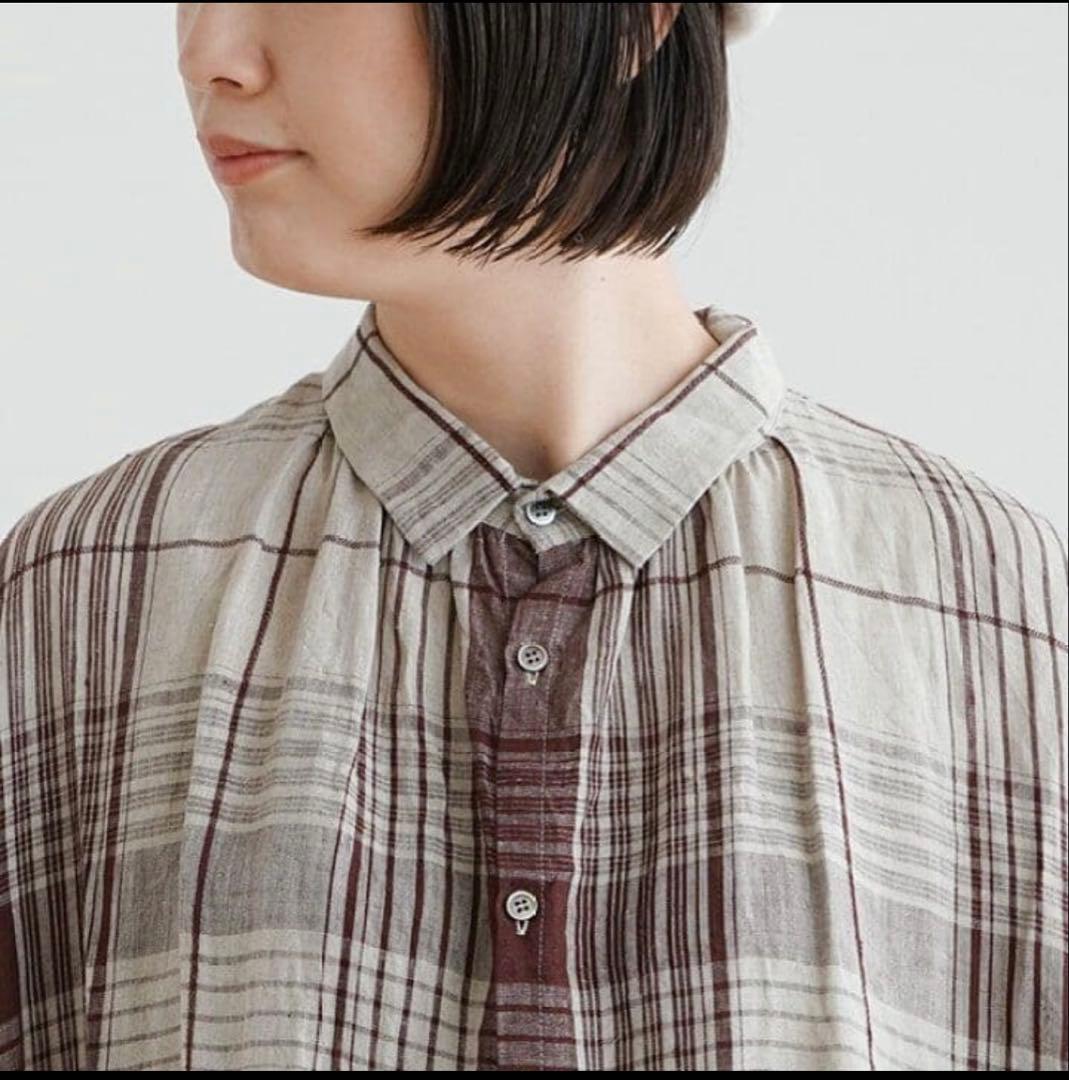 ichi antiques リネンワンピース