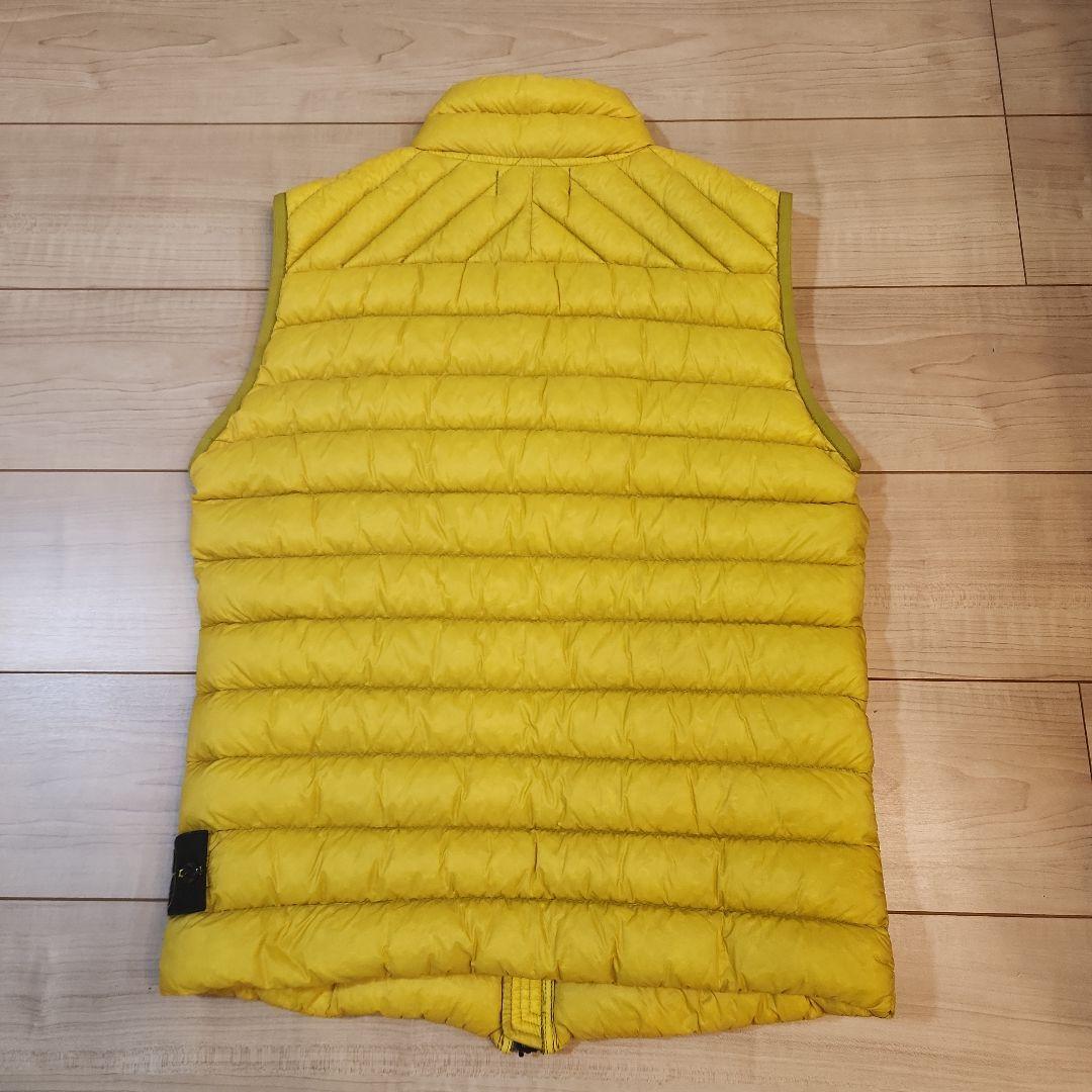 [即日発送]ストーンアイランド ダウンベスト イエロー Ｓ