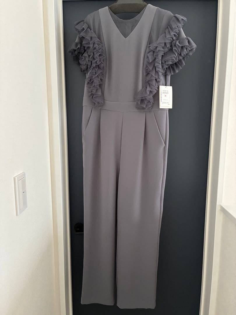 kaene チュールフリルパンツドレス オールインワン　カエン