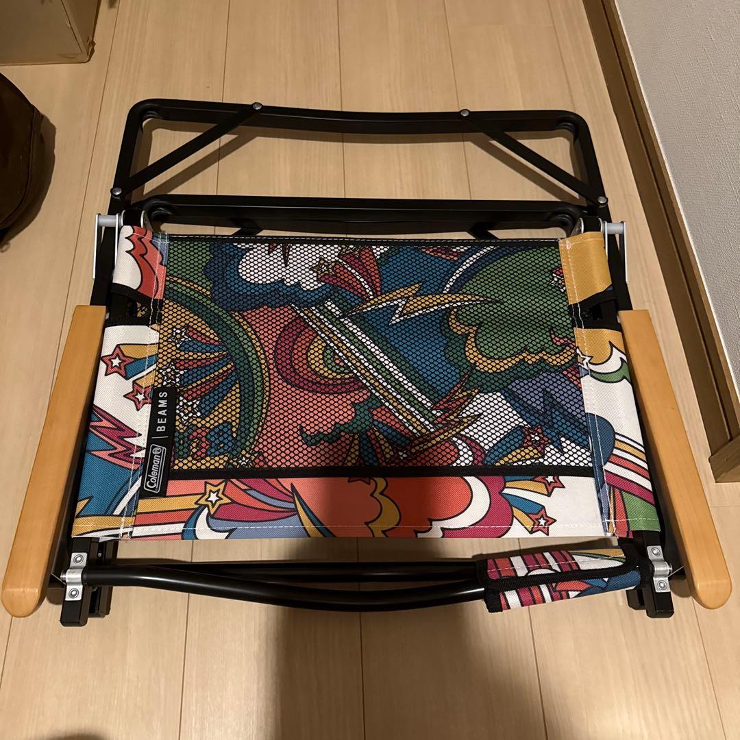 Coleman × BEAMS / 別注 サイケデリックフォールディング チェア