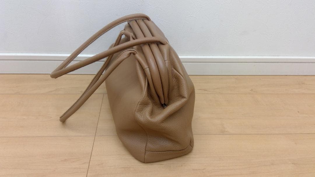 mononogu モノノグ　リップボストン レザー トートバッグ　 シュリンク