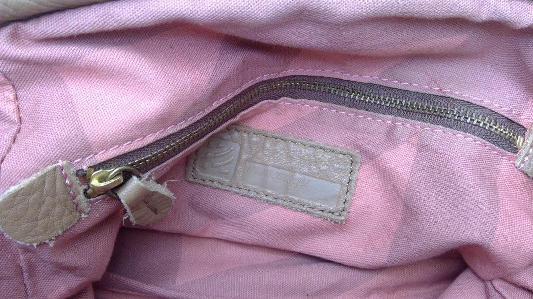 mononogu モノノグ　リップボストン レザー トートバッグ　 シュリンク