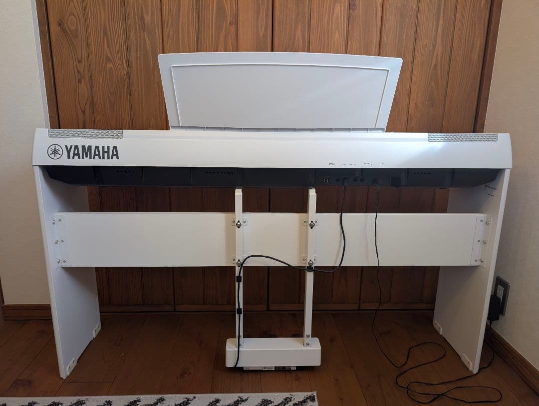 【美品】ヤマハYAMAHA P-125ＷＨ電子ピアノフルセット地域により送料無料