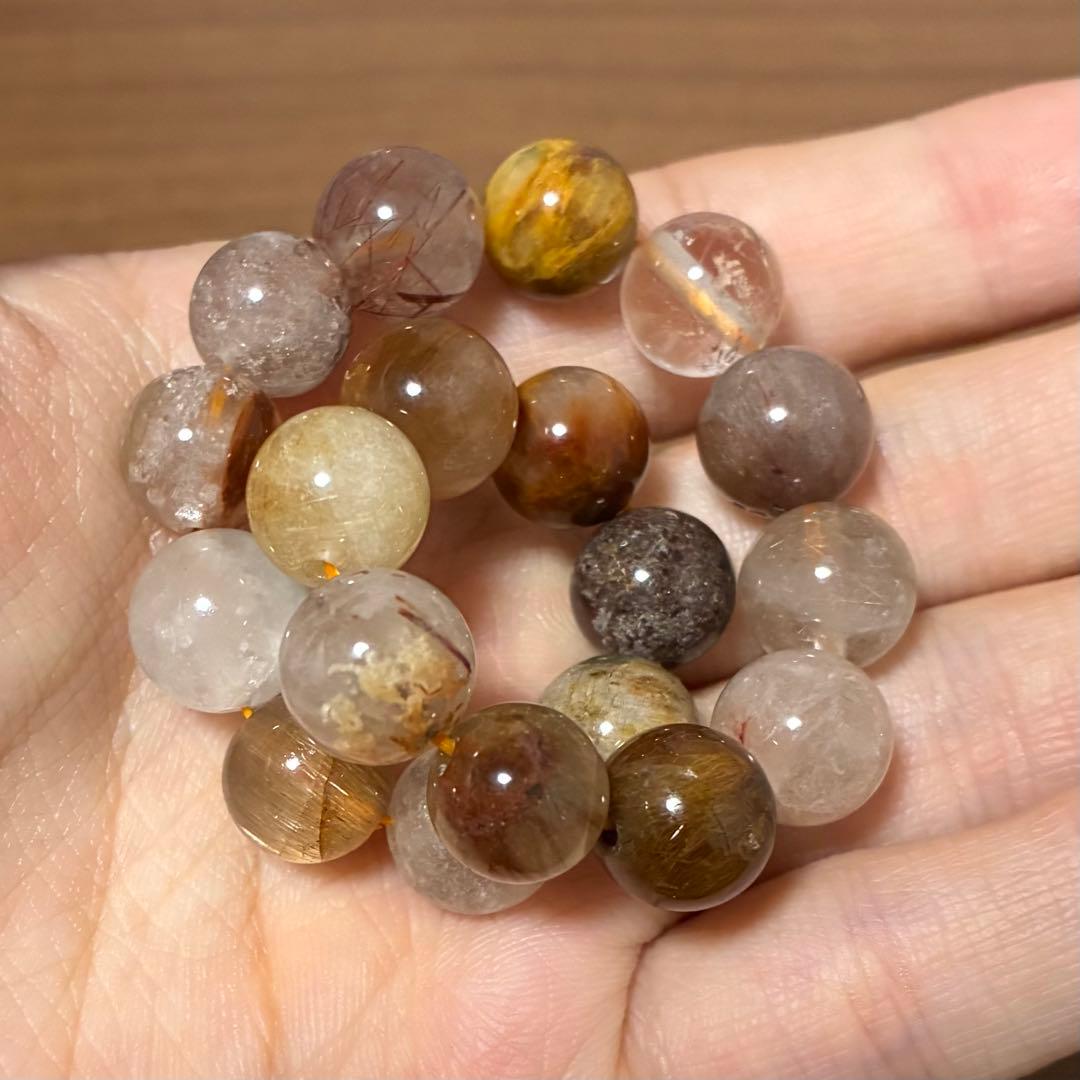 【ガーデンルチルクォーツ】私の霊力入れてます。パワーがズドンとくる！