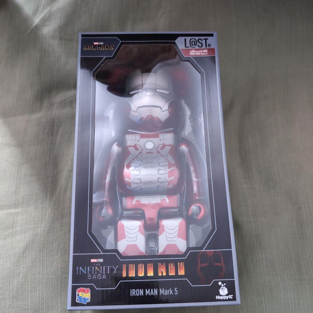 Happyくじ　ラスト賞 ベアブリック アイアンマン マーク5　MARVEL