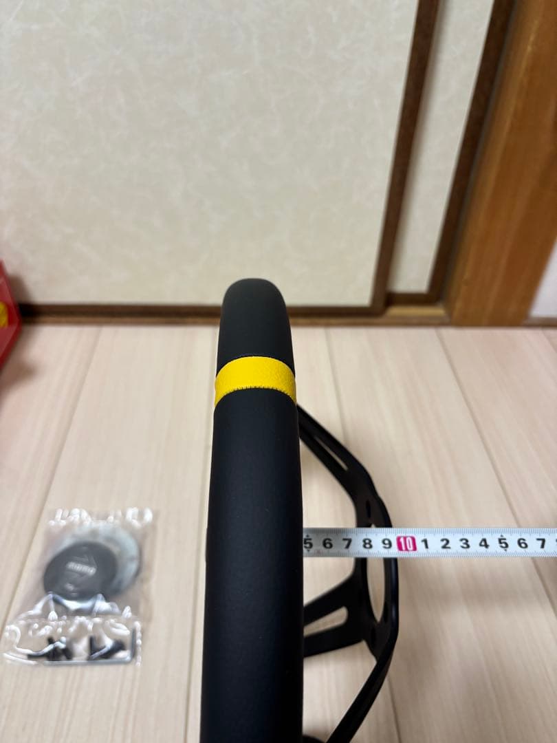 【新品未使用☆】MOMO モデル08 レザー×イエロー　33パイ　付属品完品！