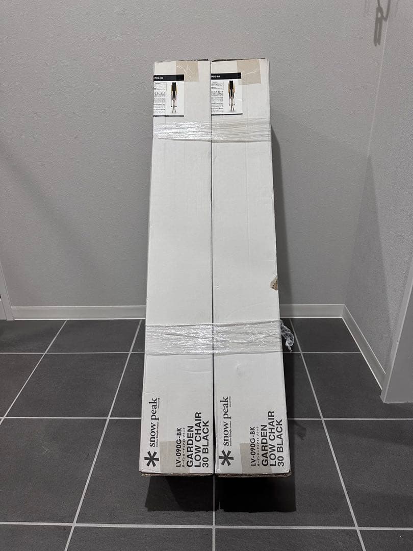 スノーピーク　ガーデンローチェア30 ブラック　新品未開封品２脚セット