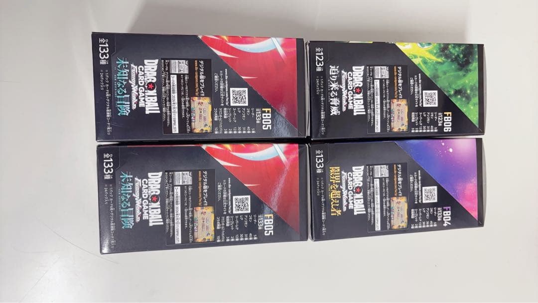 y*ˋ様 ドラゴンボールカードゲーム フュージョンウォーズ 4パックセット