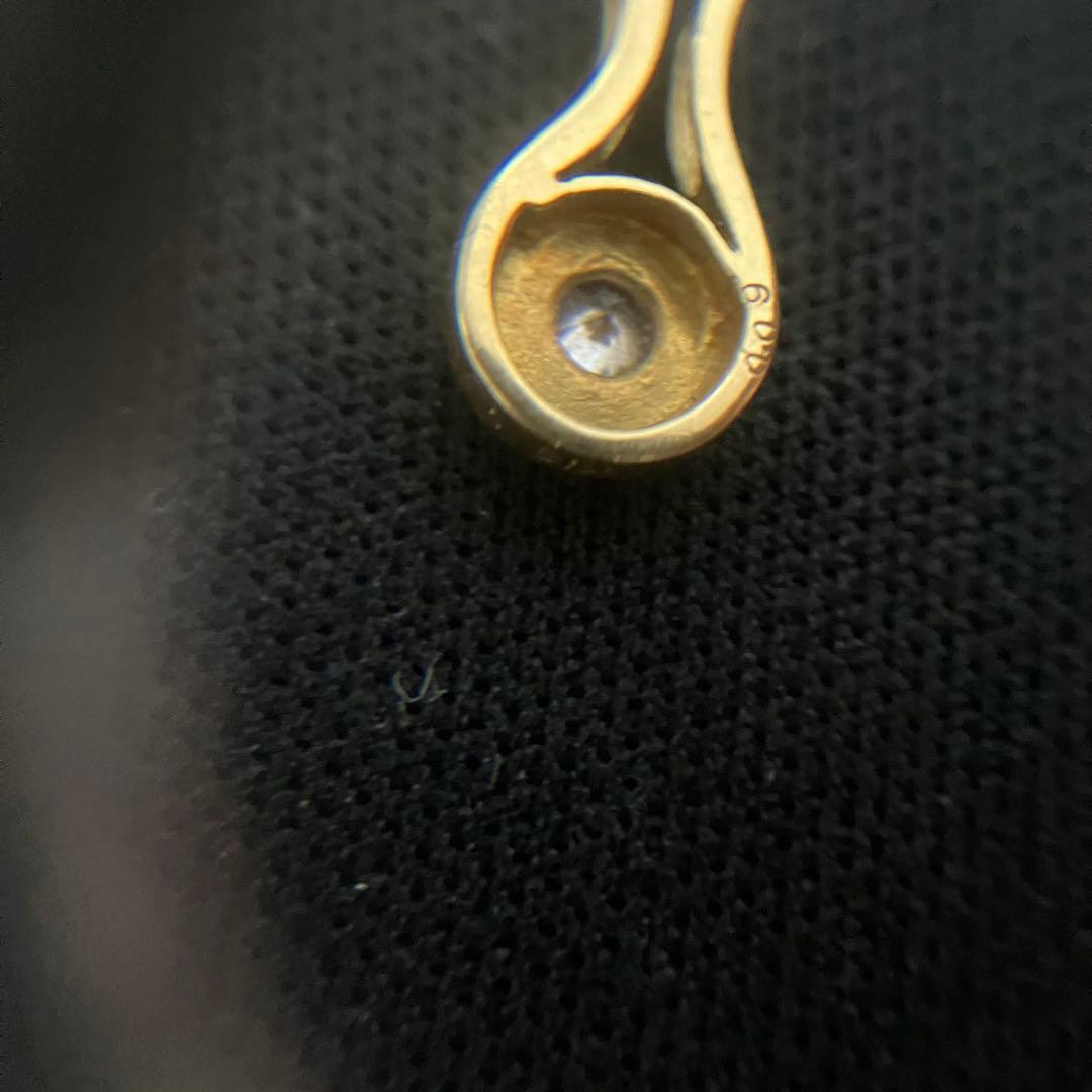 K18 ペンダントトップ ネックレストップ ダイヤモンド