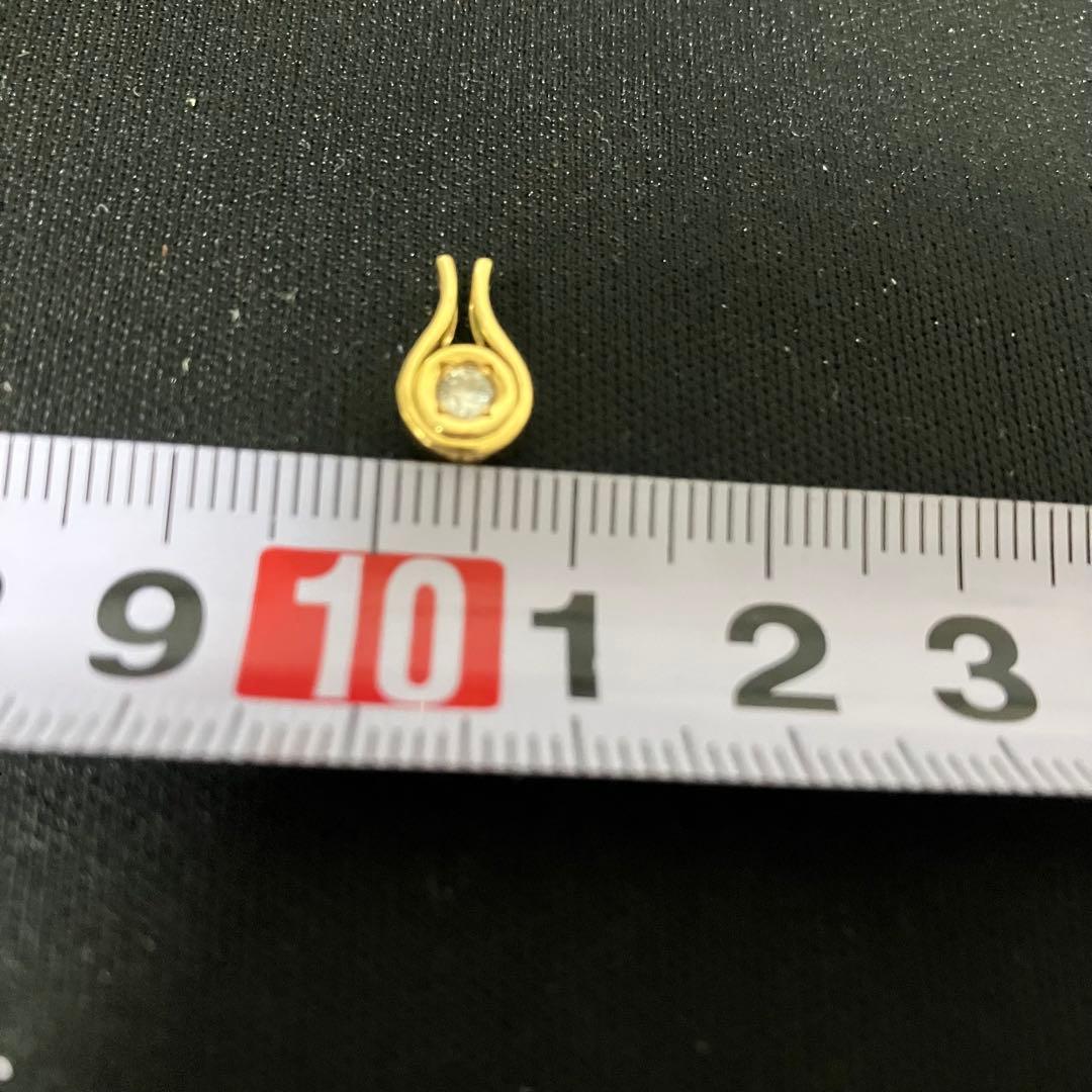 K18 ペンダントトップ ネックレストップ ダイヤモンド