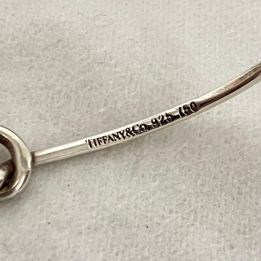 Tiffany＆Co.　ティファニー　フラットワイヤーフック＆アイ　バングル