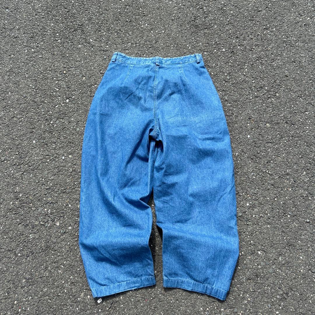 極太 2tuck 90s RUFF HEWN デニムスラックス ロケットタロン