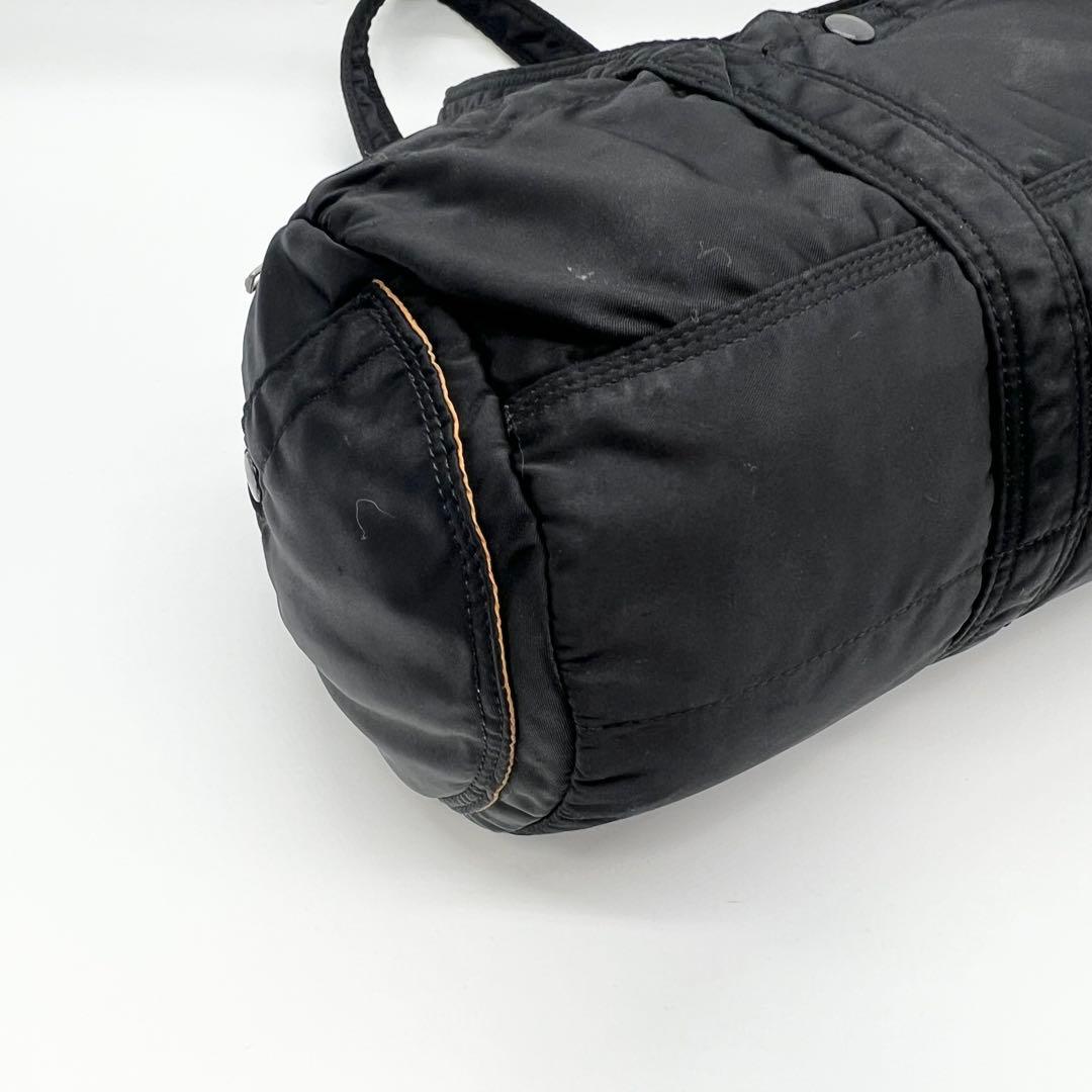 廃盤✨良品　PORTER　ポーター　ミニボストン　タンカー　黒　L　ドラムバッグ