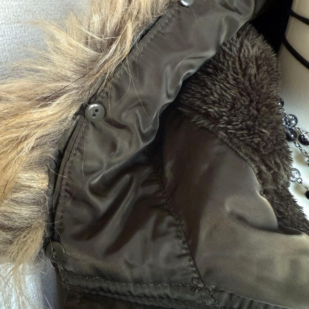 y2k ファー付モッズコート グランジフェアリー 森ガール 平成ギャル 00s