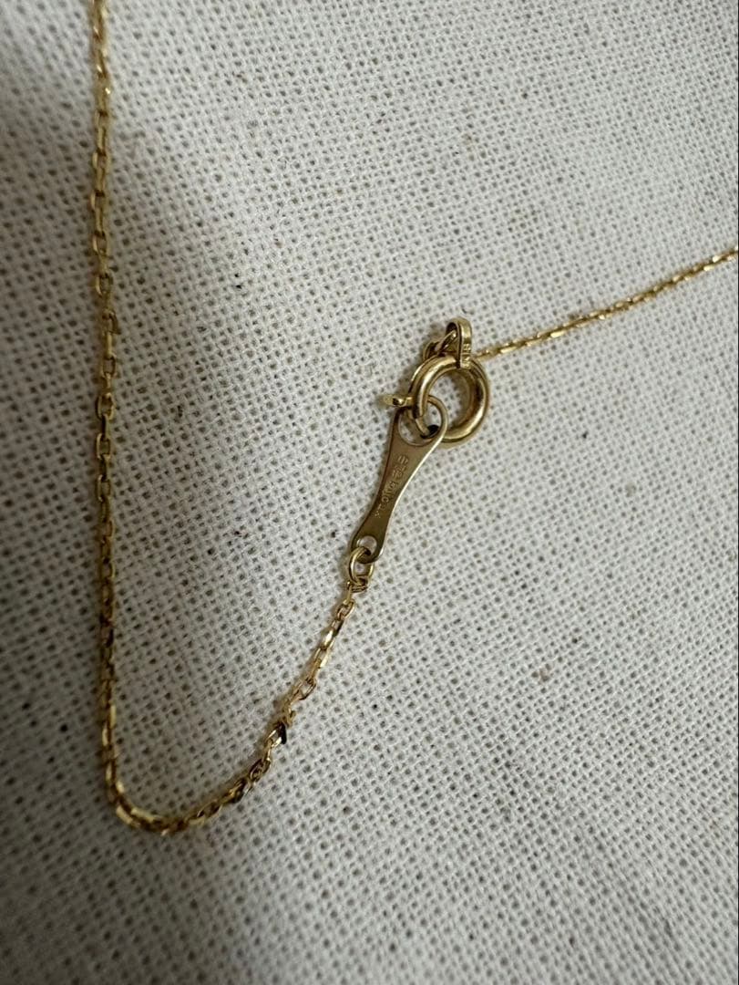 ete エテ K10 パールネックレス ゴールド 刻印あり