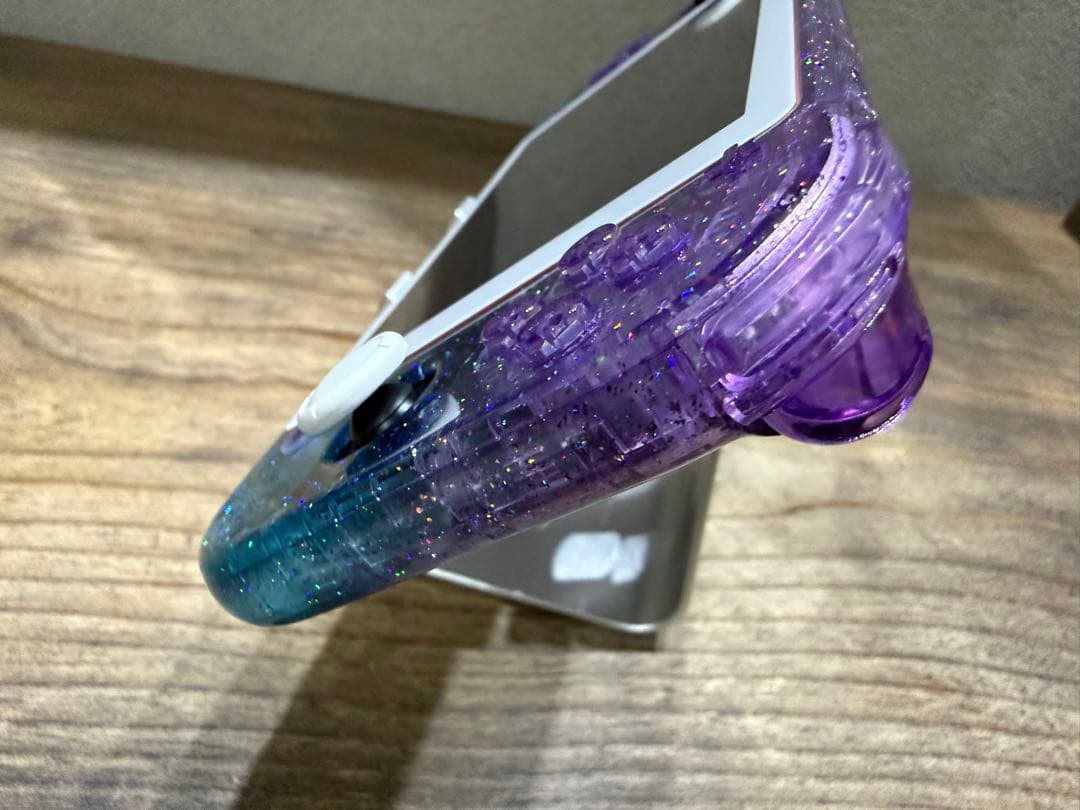 Nintendo Switch Lite 碧色とパープルのグラデーションカラー