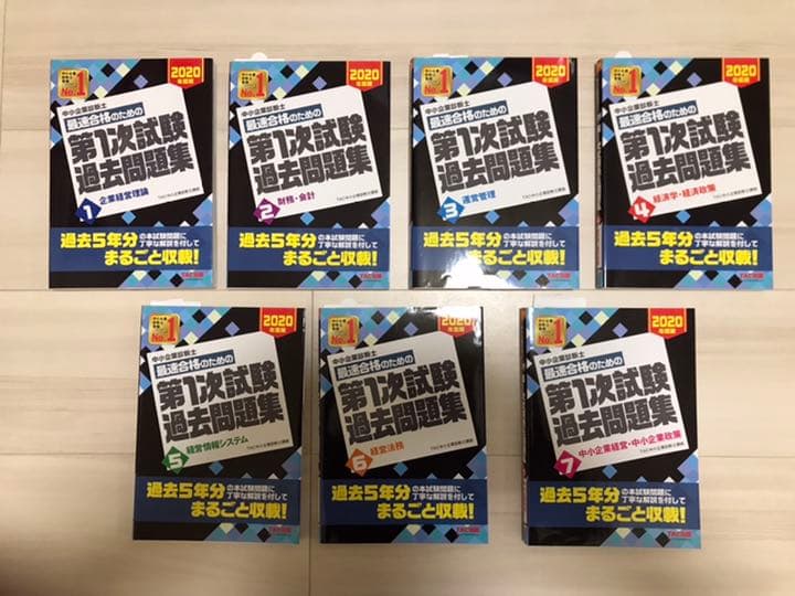 中小企業診断士　2次試験対策ファイル&第1次試験過去問題集  全7巻セット
