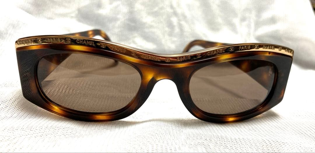 CHANEL シャネルココマーク 鼈甲柄サングラス
