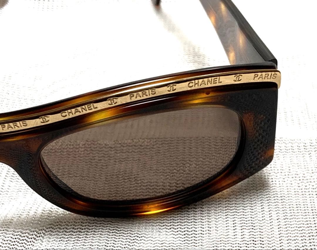 CHANEL シャネルココマーク 鼈甲柄サングラス