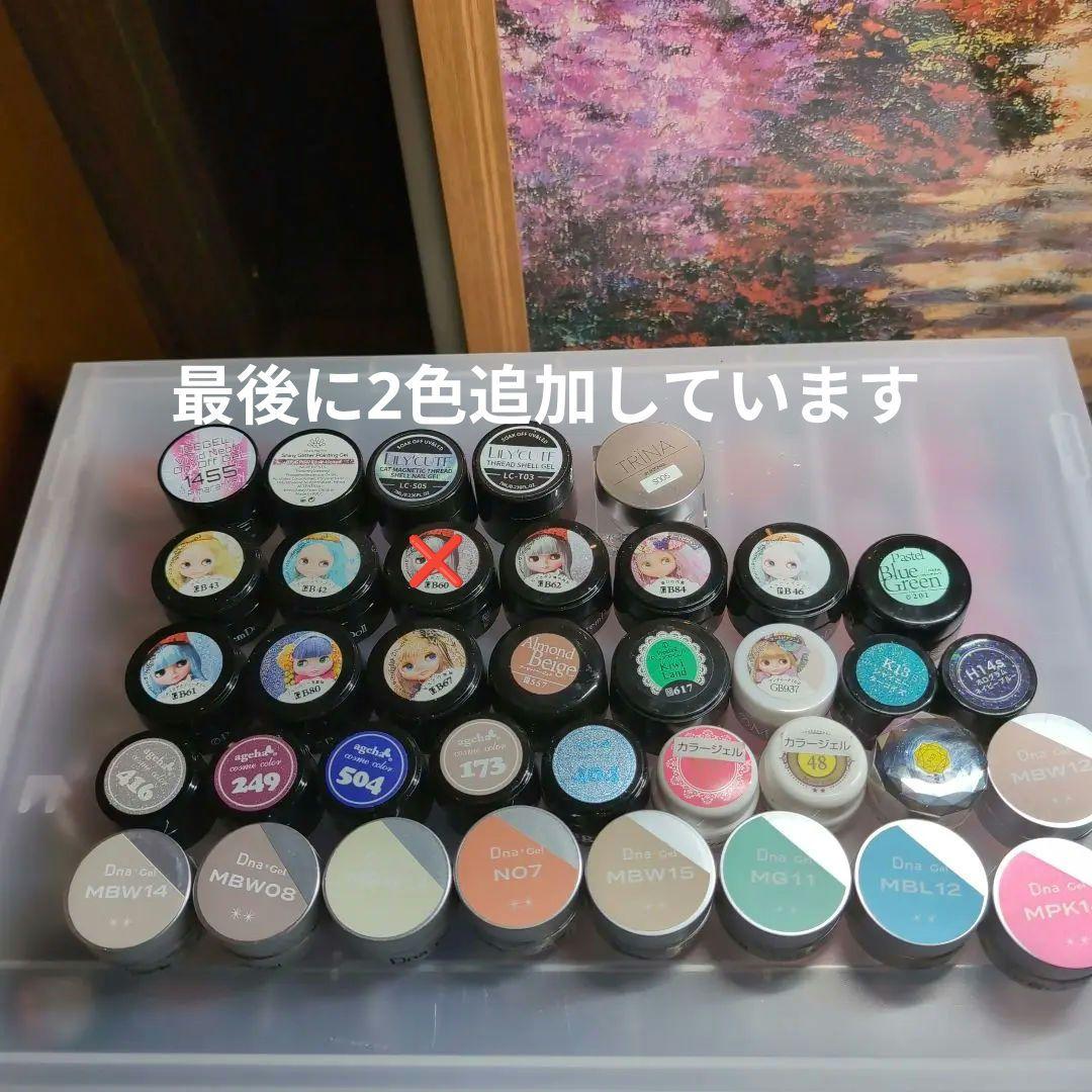 Dnagelアゲハジェル べトロ ミスミラージュ プリジェルなど38色まとめ売り