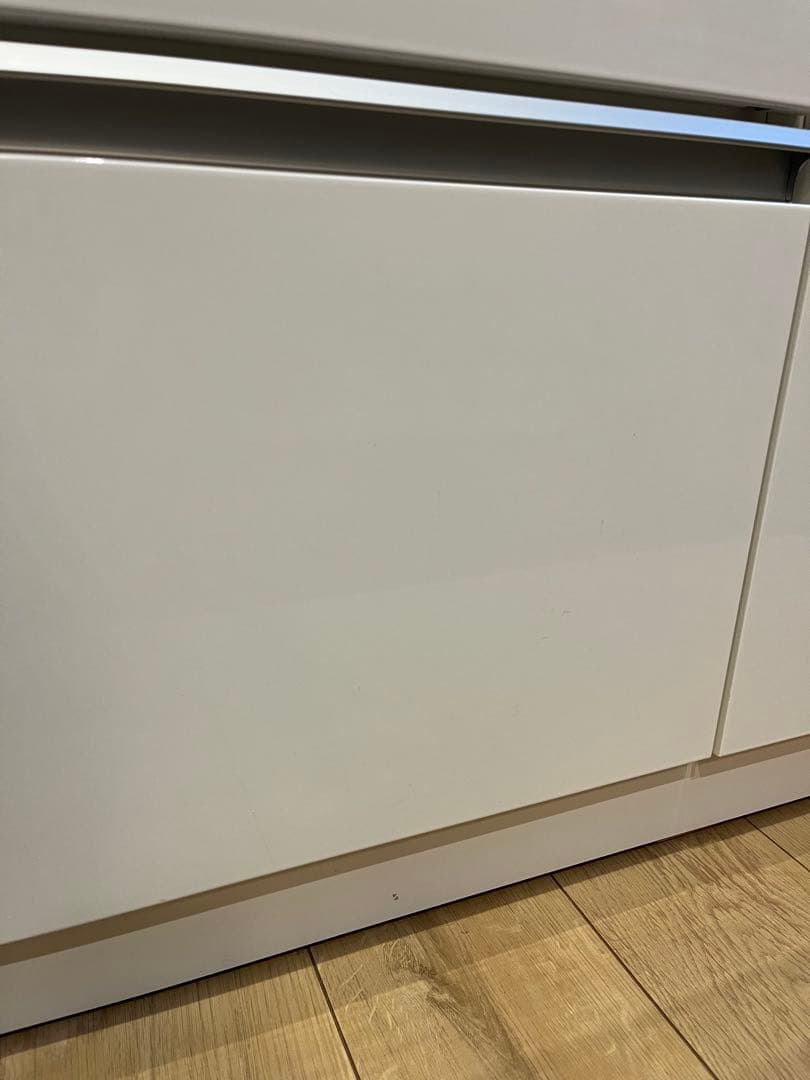 ★こばし★【送料込】ニトリ 食器棚 幅120 ホワイト　※下部のみ