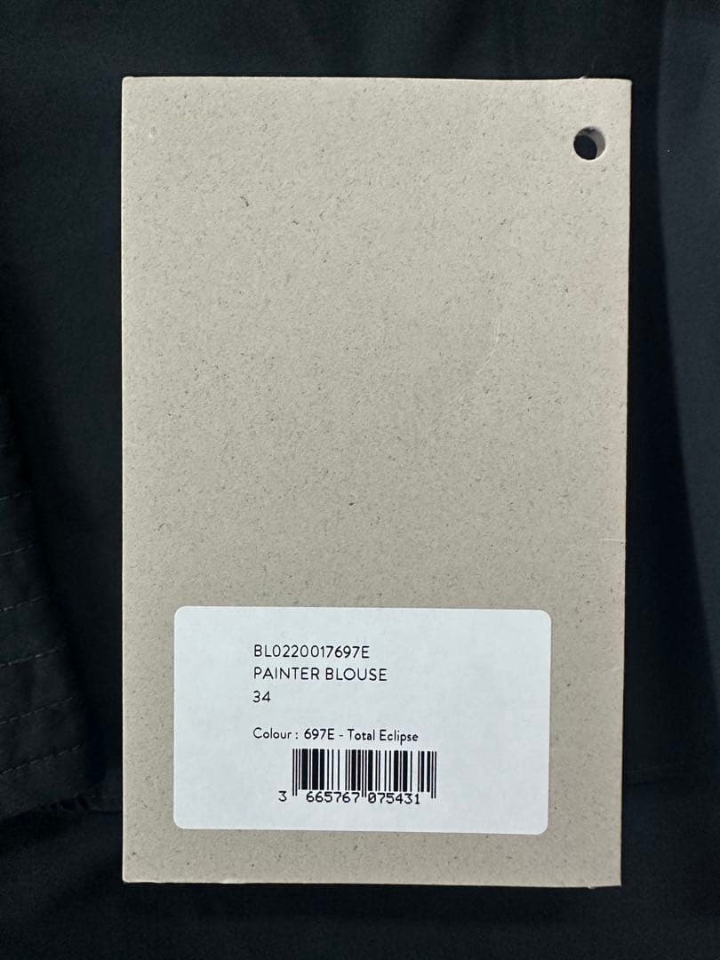 PATOU ペインターブラウス 黒 サイズ34