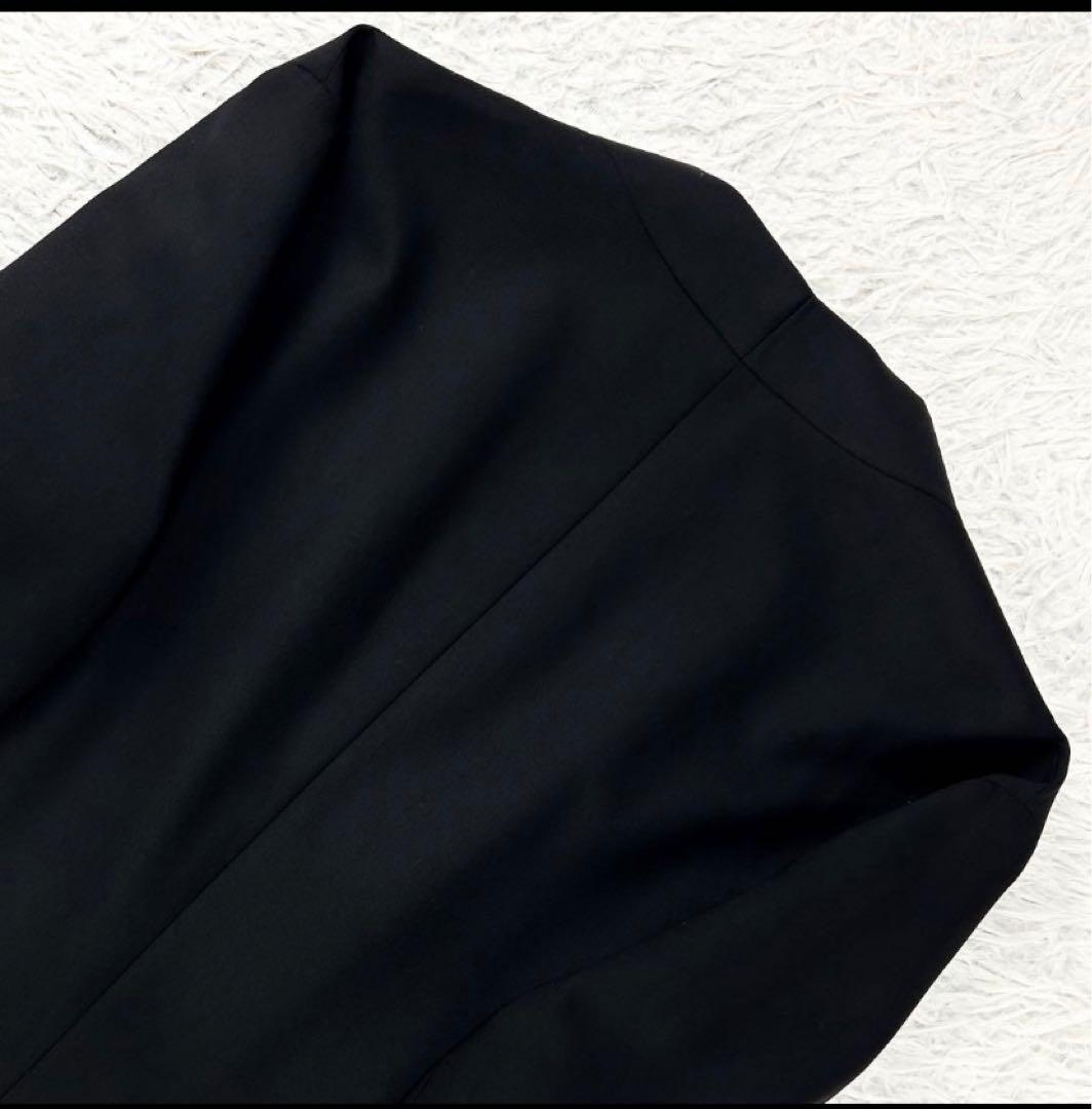 《半額セール》新品フェイクテーラード エンポリオアルマーニ ノーカラージャケット