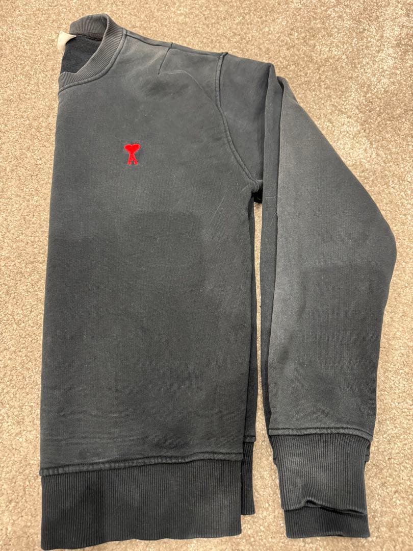 【美品】ami スウェットMサイズ ネイビー