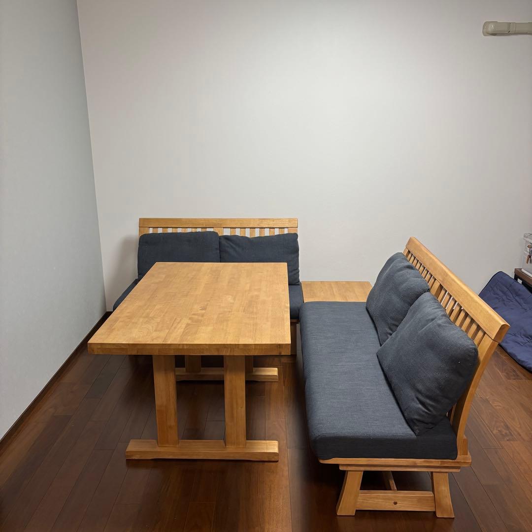 松田家具　SABO ダイニングセット①1200テーブル