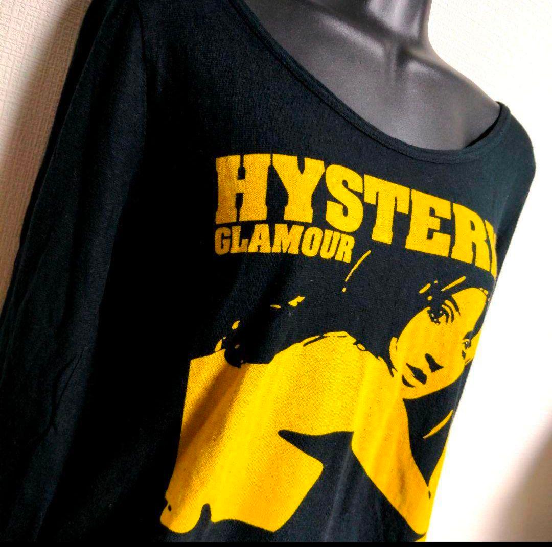 cy32 HYSTERIC GLAMOUR ロンT ロング丈 レディースL相当