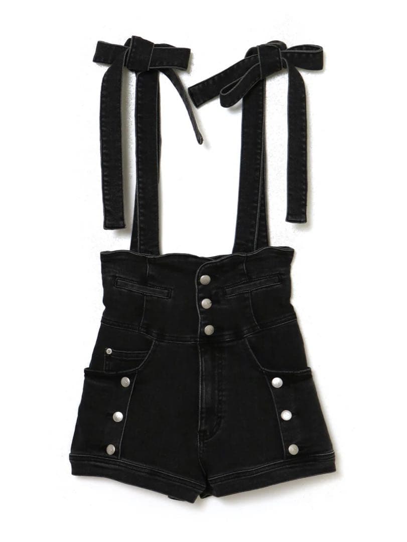 今だけ値下げ中☆Ribbon denim allinone デニム　アンドマリー