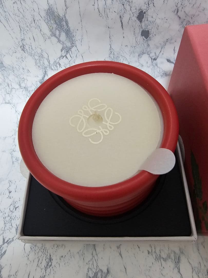 LOEWE トマトリーフ キャンドル170g　ハートキャンドル